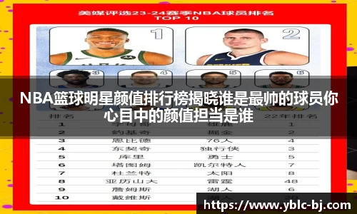 NBA篮球明星颜值排行榜揭晓谁是最帅的球员你心目中的颜值担当是谁